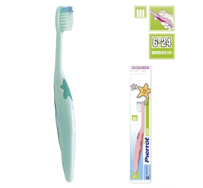 FUSHIMA Pierrot Baby Toothbrushes for Children зубная щётка для детей