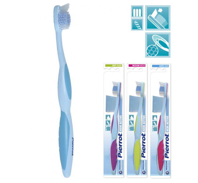 Зубная щётка FUSHIMA Pierrot New Active Tongue Cleaner Adult Toothbrushes