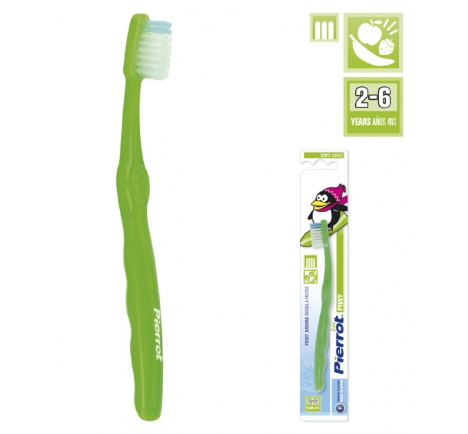 FUSHIMA Pierrot PIWY Fruit Aroma Toothbrushes for Children зубная щётка для детей Пиви