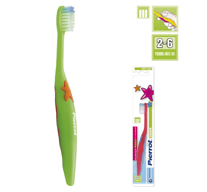 FUSHIMA Pierrot Chispa Toothbrushes for Children зубная щётка для детей Искра