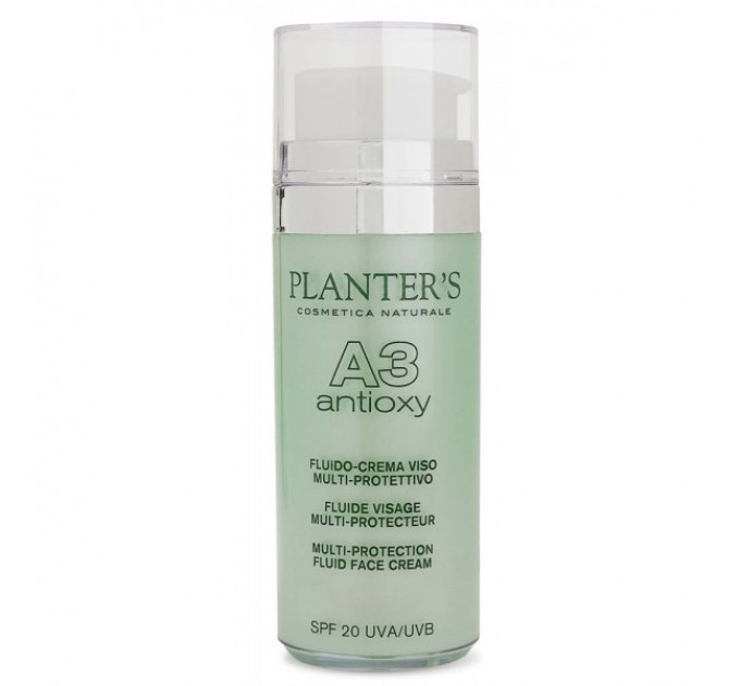 Защитный крем-флюид для чувствительной кожи с антиоксидантным комплексом PLANTER'S A3 Antioxy Multi-Protection Fluid Face Cream Sensitive Skin