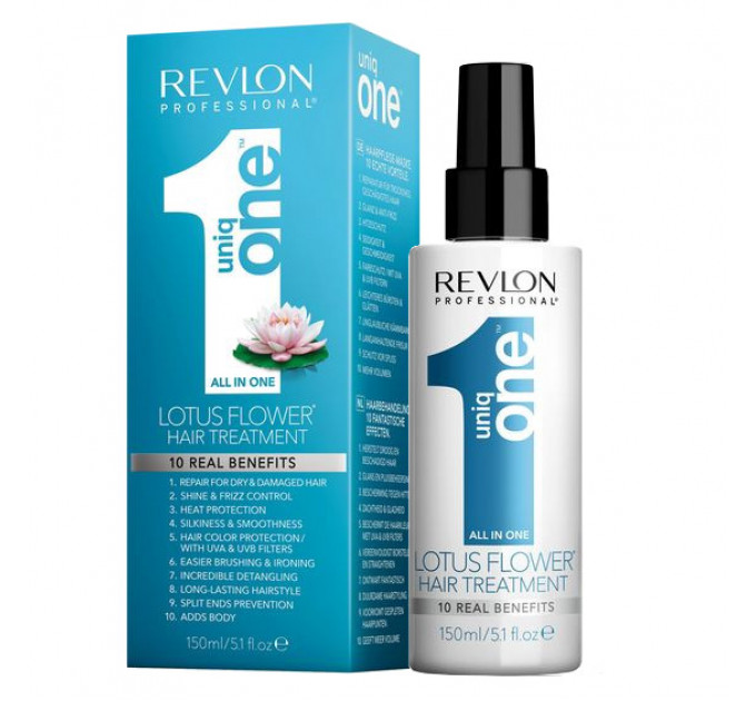 Revlon Professional Uniq One All In One Lotus Flower Hair Treatment маска-спрей для волос с ароматом лотоса