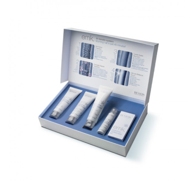 Купить Revlon Professional (Ревлон Профешнл) EMK (Makeover Kit Cardbo Extreme Makeover Kit) набор для проведения кератиновой процедуры