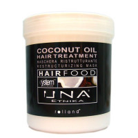 Маска для восстановления структуры волос с маслом кокоса Rolland UNA Hair Food Coconut Oil Hair Treatment