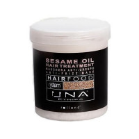 Маска для разглаживания волос с маслом кунжута Rolland UNA Hair Food Sesam Oil Hair Treatment Anti-Frizz Mask