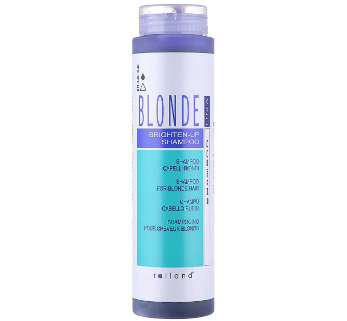 Rolland UNA Blonde Brighten-Up Shampoo for Blonde Hair шампунь для светлых волос