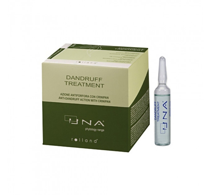 Комплекс от сухой и жирной перхоти Rolland UNA Dandruff Treatment Vials