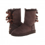 Угги с лентами UGG Australia Bailey Bow Chocolate