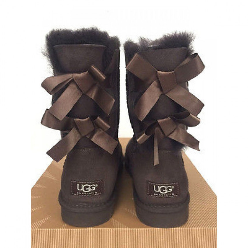 Chocolate bailey bow sale uggs