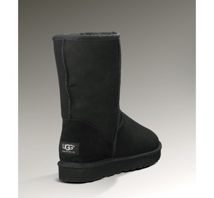 UGG Australia Classic Short Black Boots 5825- Угги