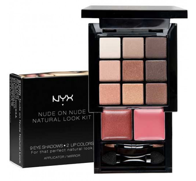 NYX (Нікс) Nude on Nude Natural Look Kit косметичний набір для макіяжу