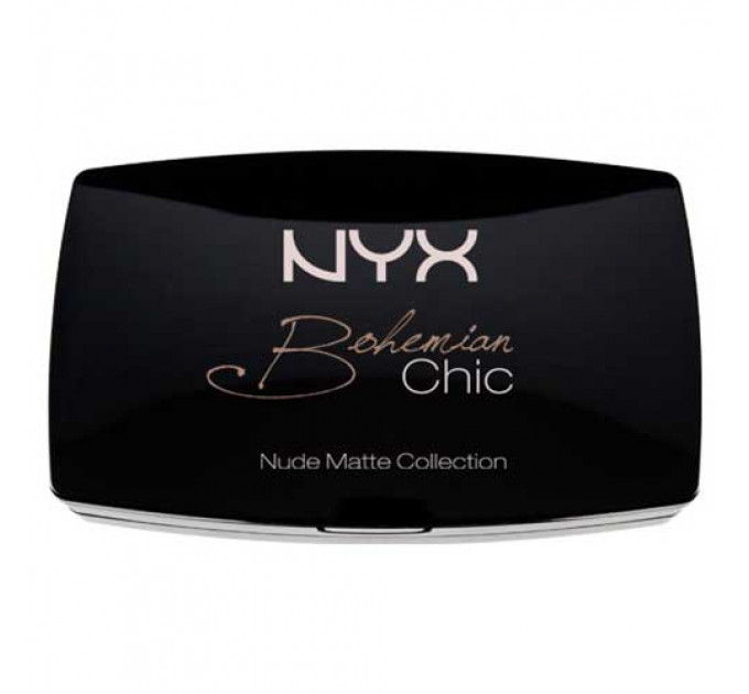 Набор косметики NYX Cosmetics Bohemian Chic Nude Matte Collection (24 оттенка теней и 2 оттенка румян)