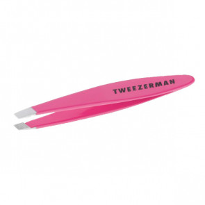 Пінцет для брів Tweezerman Mini Slant Neon Pink (7 см)