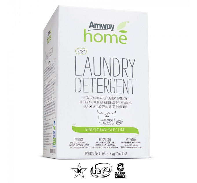 Пральний порошок Amway Home ™ SA8 ™ Powder Laundry Detergent, 3 кг