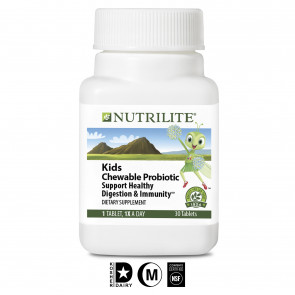 Детский жевательный пробиотик Amway Nutrilite ™ Kids Chewable Probiotic 30 таблеток 