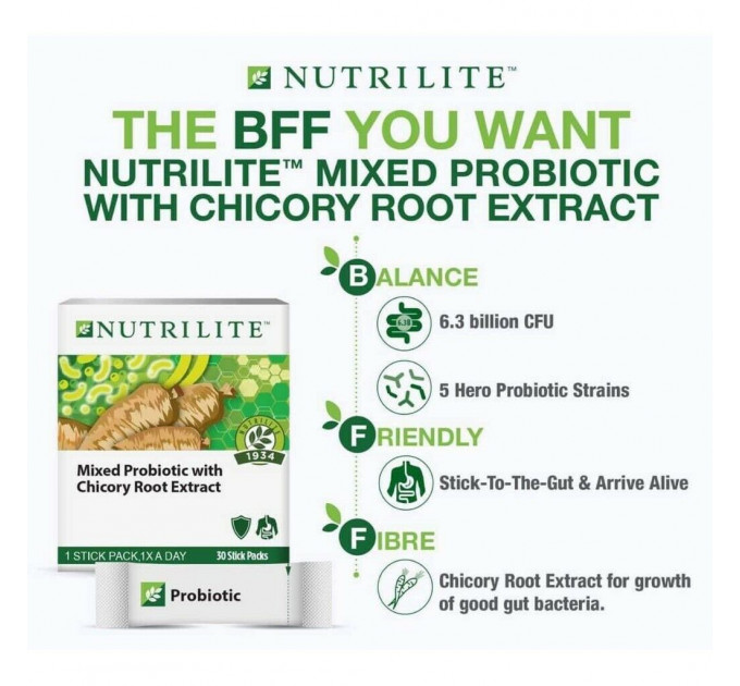 Пробиотик Amway Nutrilite™ Balance Within™ (30 стик-пакетов)