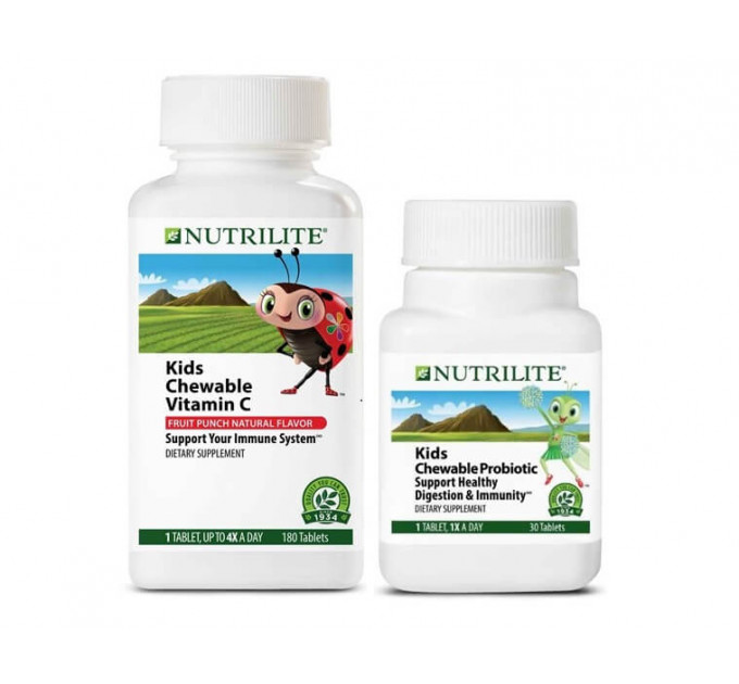 Детский жевательный пробиотик Amway Nutrilite ™ Kids Chewable Probiotic (30 таб) 