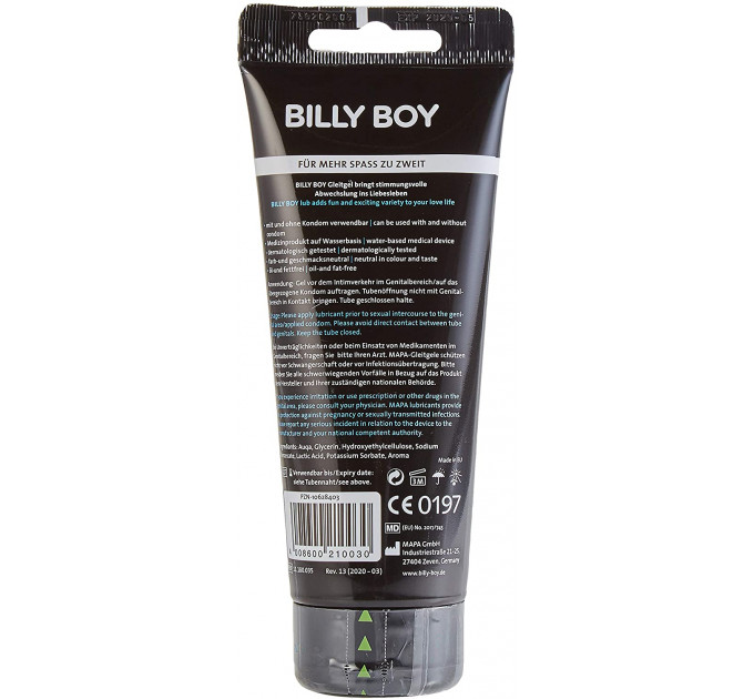Лубрикант Fun Billy Boy, 200мл