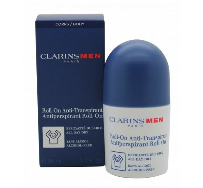 Шариковый дезодорант-антиперспирант Clarins Men Antiperspirant Deo Roll on для мужчин