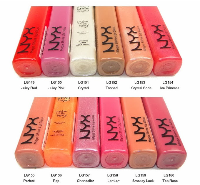 NYX Mega Shine Lip Gloss блеск для губ оригинал