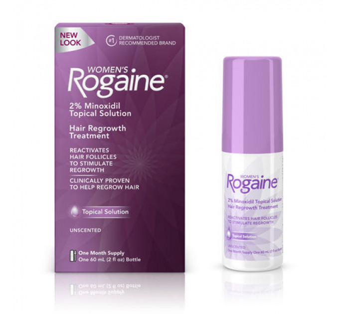Раствор миноксидила для роста волос Women's Rogaine 2% Minoxidil для женщин