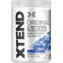  Амінокислоти з розгалуженим ланцюгом Scivation Xtend Original BCAA Powder Blue Raspberry Ice зі смаком ожинового морозива, 30 порцій