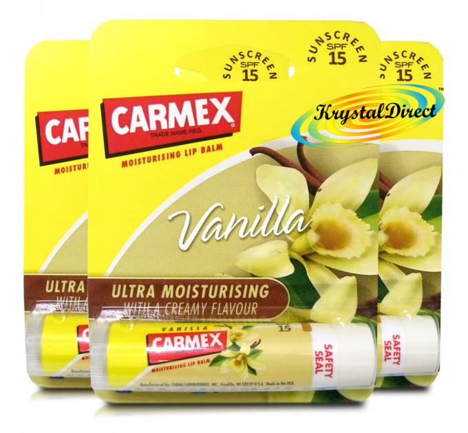 Зволожуючий бальзам для губ Carmex Classic Vanilla Click Stick оригінал