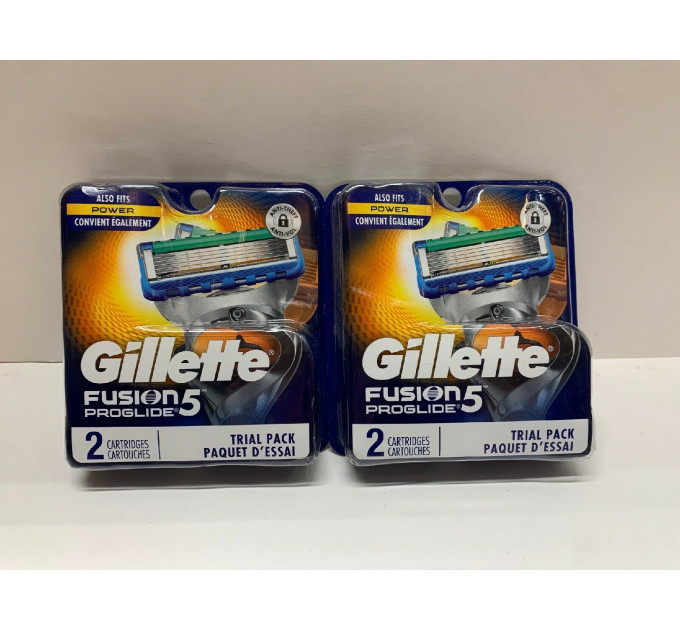 Сменные картриджи для бритья Gillette Fusion5 ProGlide Men's Razor Blades для мужчин (2 шт картриджа)