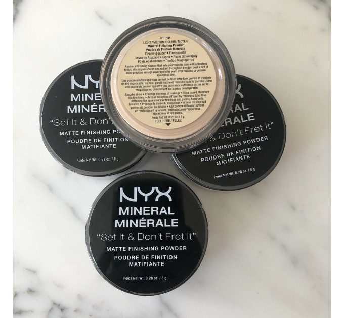 NYX (Нікс) Mineral Finishing Powder мінеральна пудра оригінал