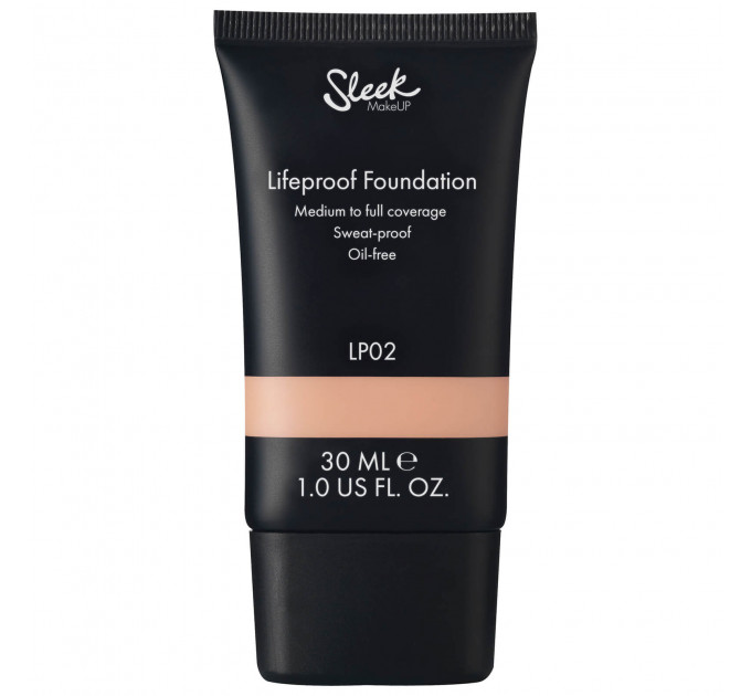 Тональна основа Sleek MakeUP Lifeproof Foundation LP02 30 мл