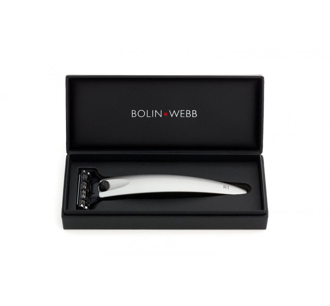 Bolin Webb R1 Mach3 Razor Argent Бритва в подарочной коробке + 1 сменная кассета