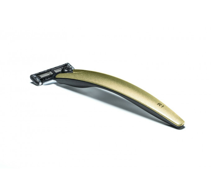 Bolin Webb R1 Mach3 Razor Gold Бритва в подарочной коробке + 1 сменная кассета