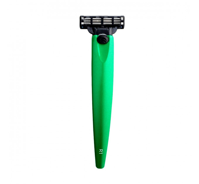 Bolin Webb R1 Metallic Mach3 Razor - Green Бритва в подарочной коробке + 1 сменная кассета