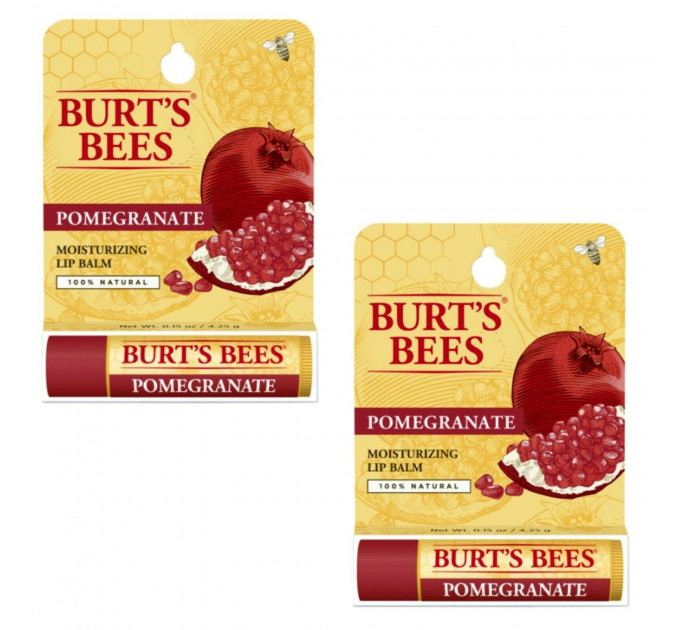 Зволожуючий бальзам для губ Burt`s Bees Pomegranate Lip Balm оригінал