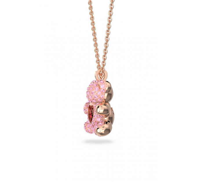 Женский кулон-подвеска Teddy Swarovski Light Rose Розовое золото