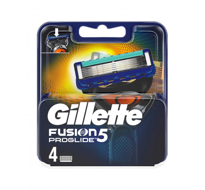 Сменные картриджи для бритья Gillette Fusion 5 ProGlide (4 шт картриджа)