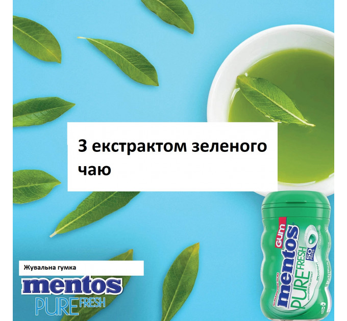 Жувальна гумка Mentos Spearmint м'ятна 50 драже