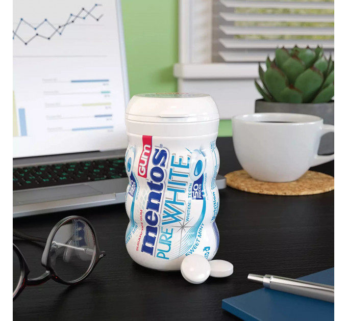 Жевательная резинка Mentos Pure Fresh сладкая мята 50 драже