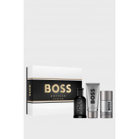 Подарунковий набір чоловічої парфумерії BOSS Bottled Parfum (туалетна вода 100 мл + гель для душу 100 мл + дезодорант 75 мл)