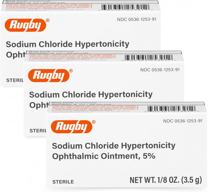 Очна мазь Rugby Sodium Chloride Hypertonicity 5% від набряків 3,5 г