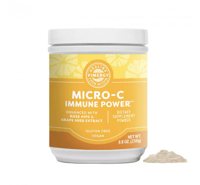 Вітамін С в порошку Vimergy Micro-C 250 г для підтримки імунної системи