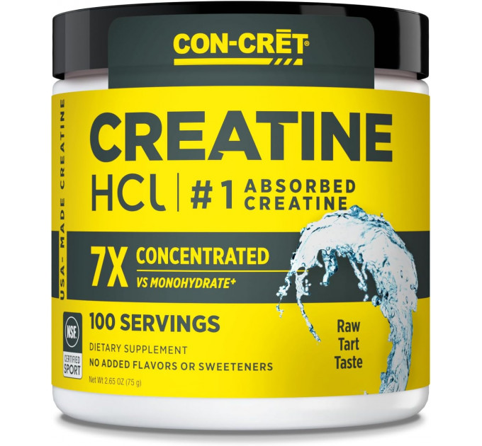 Креатин у порошку Con-Cret Creatine HCL 75 г 100 порцій