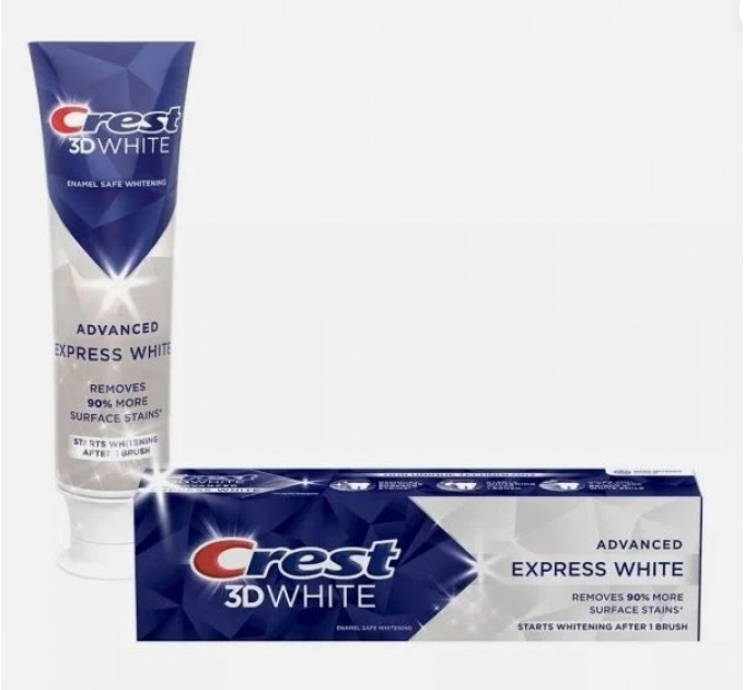 Відбілююча зубна паста Crest 3D White Advanced Express White 107 г