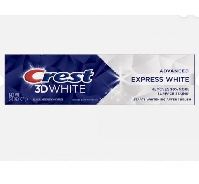 Відбілююча зубна паста Crest 3D White Advanced Express White 107 г