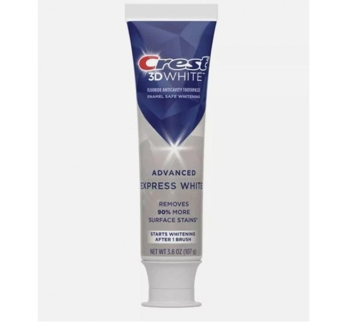 Відбілююча зубна паста Crest 3D White Advanced Express White 107 г