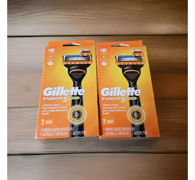 Бритва Gillette Fusion 5 Power (1 станок 2 картриджа 1 батарейка)