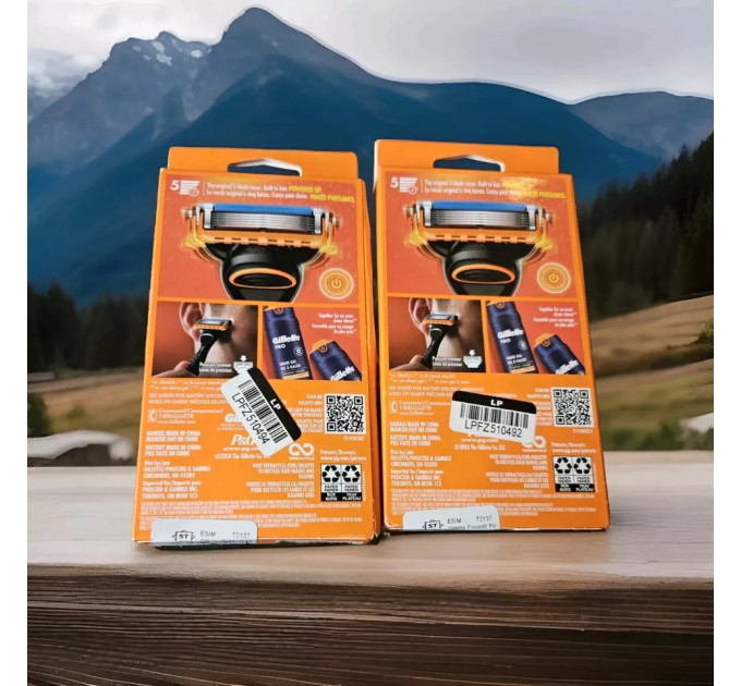 Бритва Gillette Fusion 5 Power (1 станок 2 картриджа 1 батарейка)