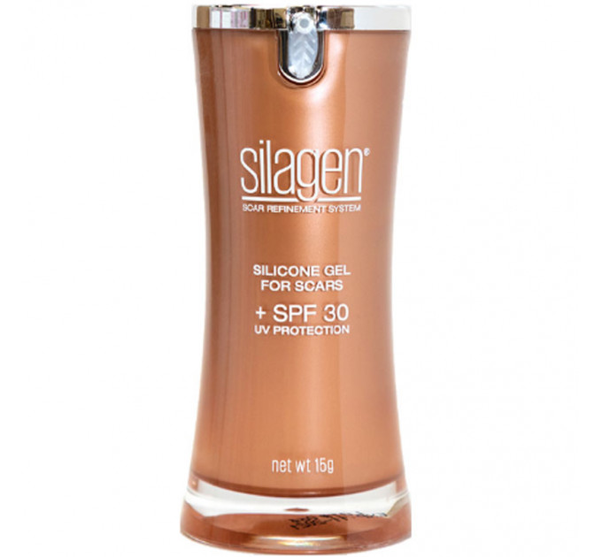 Гель від шрамів і рубців Silagen Silicone Gel із захистом SPF 30 на основі силікону 15 гр