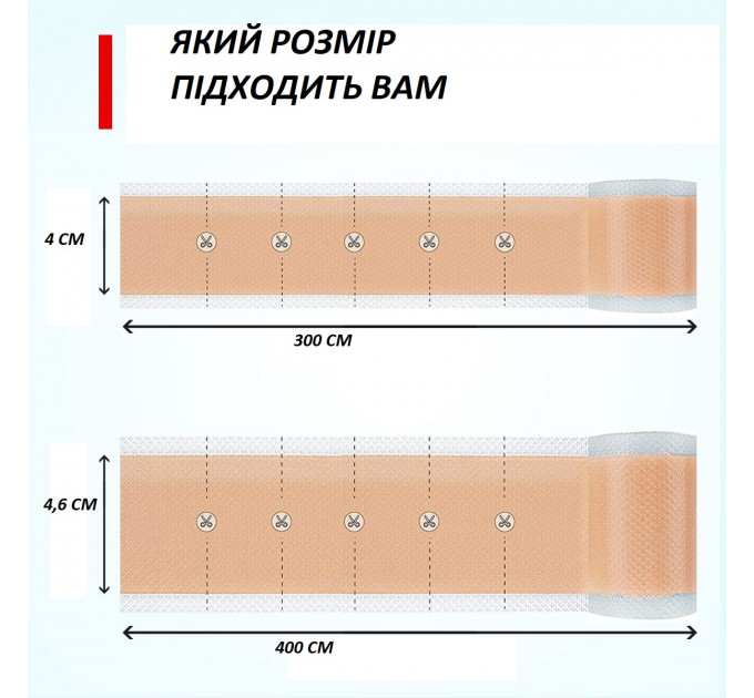 Два комплекта пластырей Elaimei в рулоне 4,6 см х 4 м и полосками 15x4 см