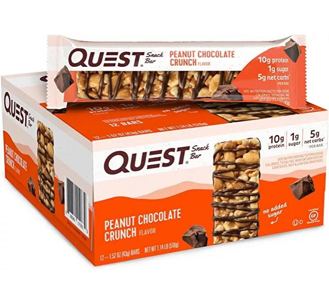 Набір протеїнових батончиків Quest Nutrition 12 шт х 60 грам мікс різних смаків